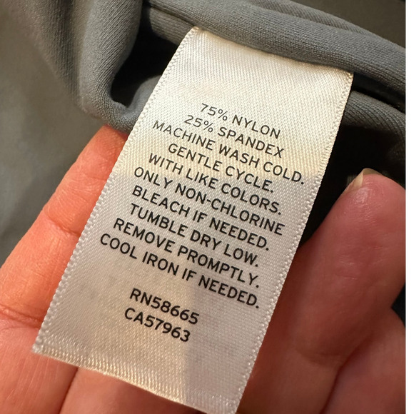 Open Edit Women’s Smooth Edit Funnel Neck Midi Dress Sz Small NWT Minimalist - Picture 6 of 6